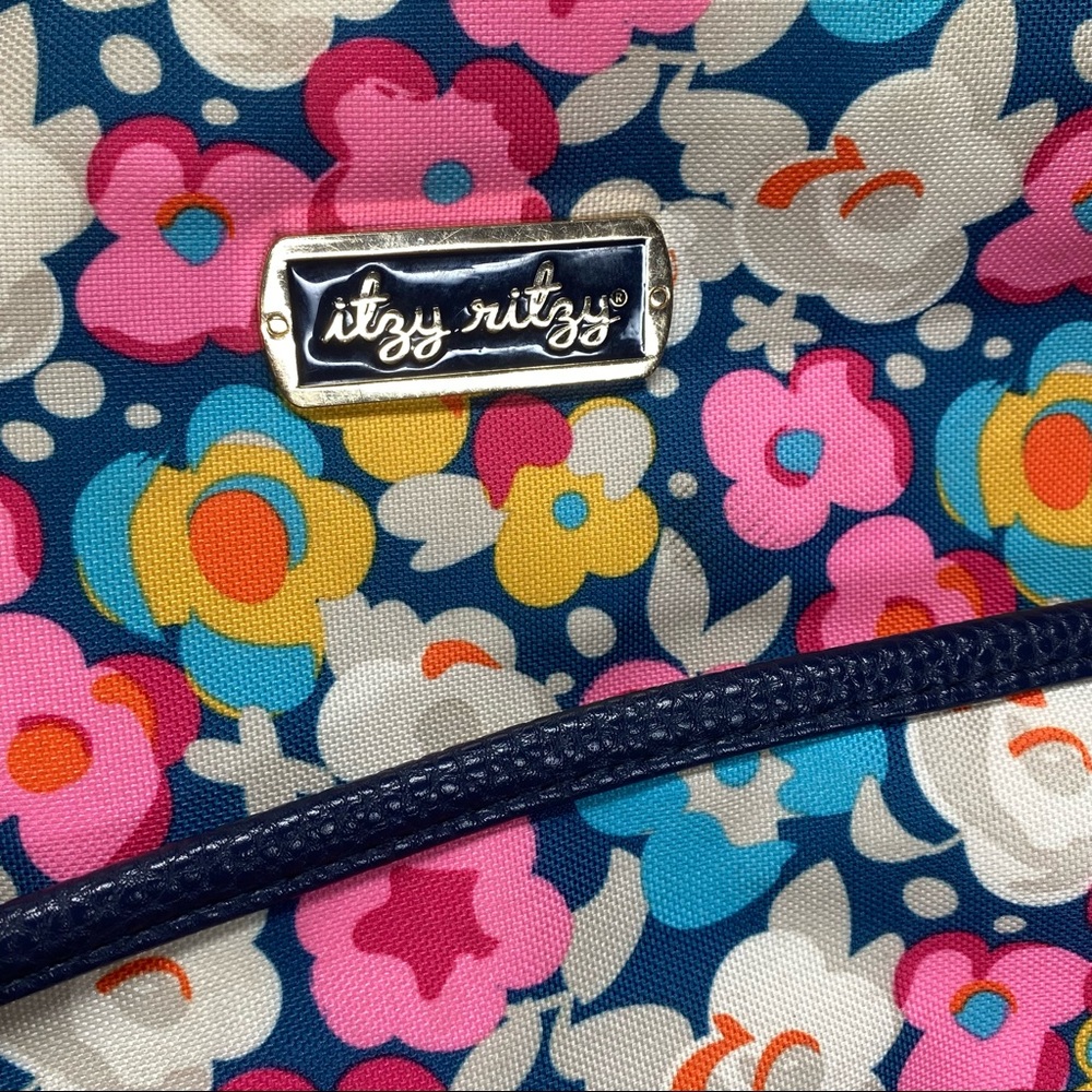 Floral Navy Multi Mini Backpack - Itzy Ritzy - Picture 2 of 8